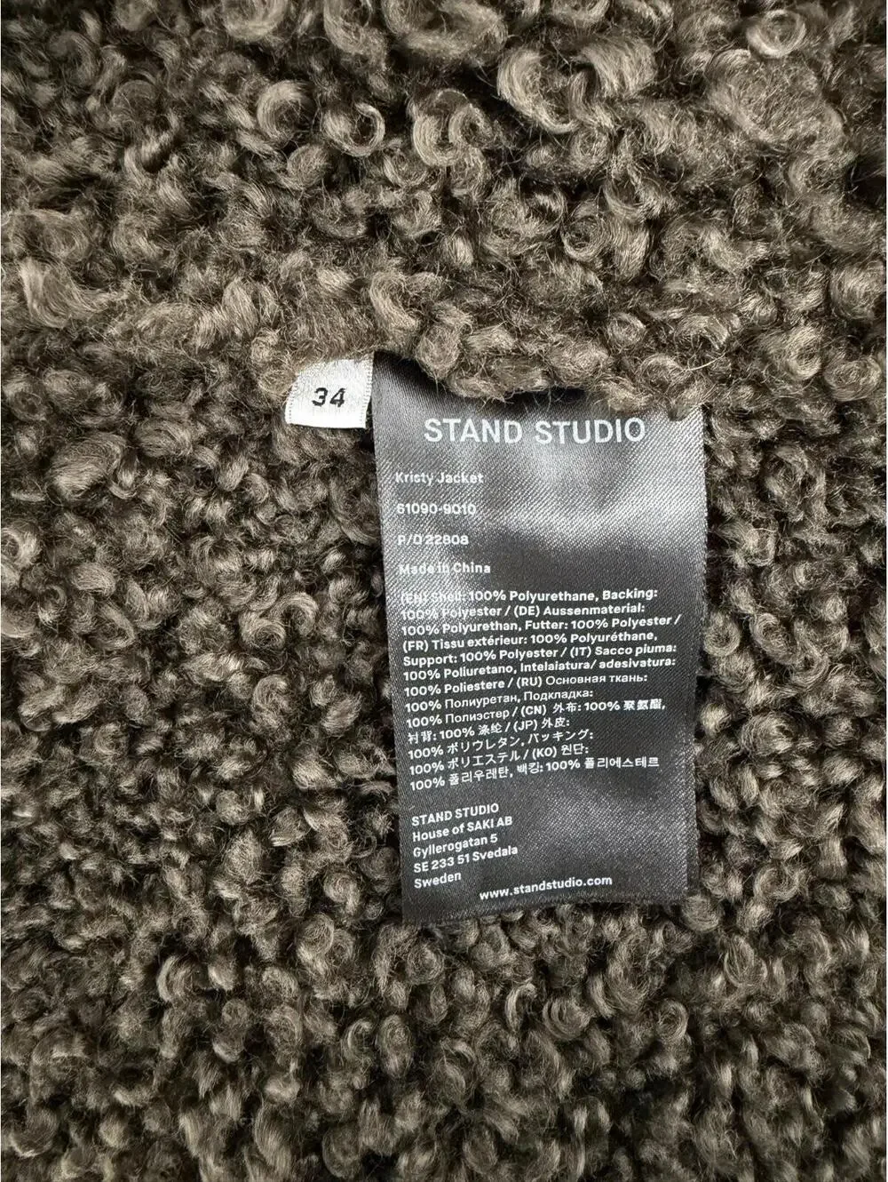 Stand Studio Kristy Jacket Size 34 - Picture 8 of 11